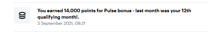 YouGov Pulse 14,000 point loyalty bonus