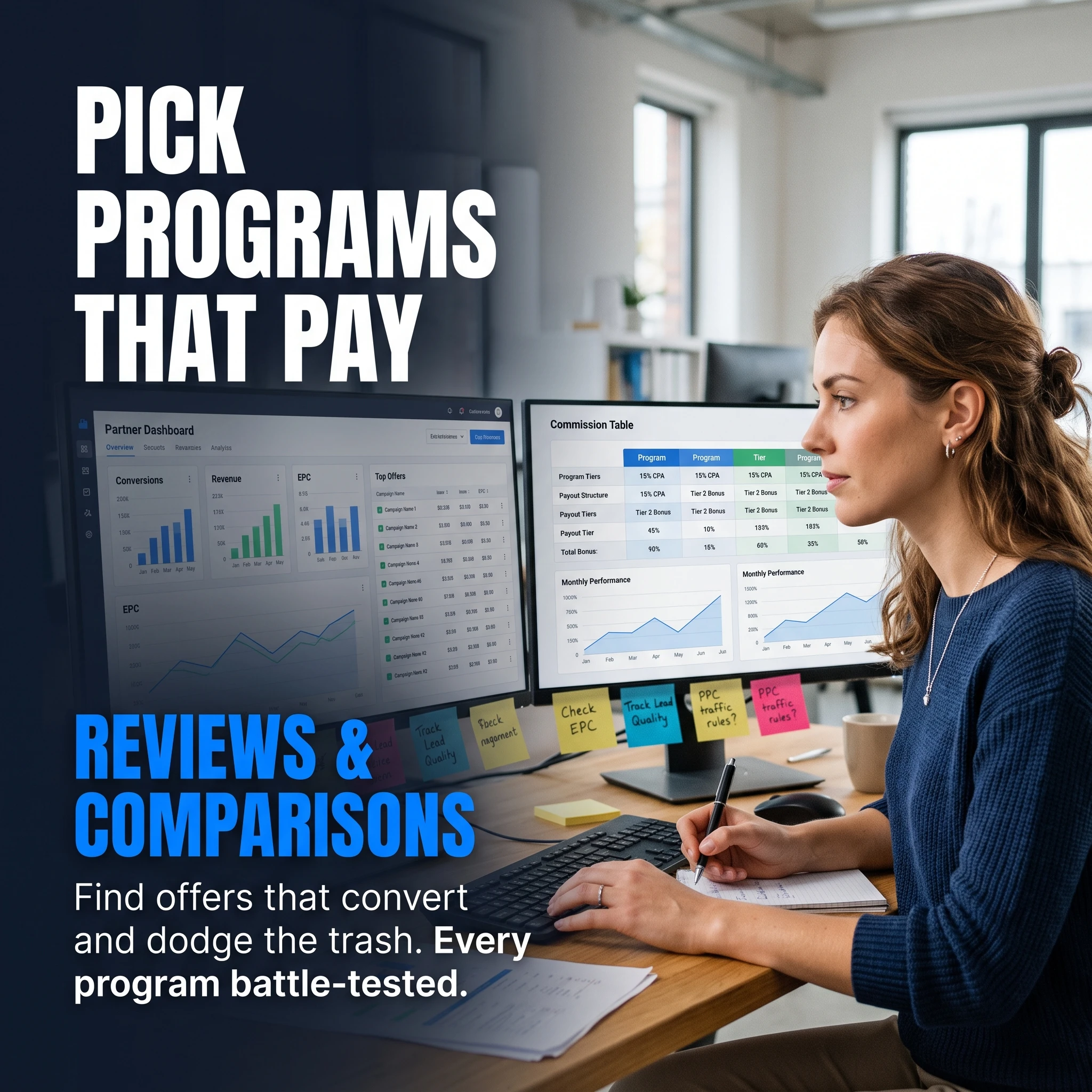 Affiliate programs reviews and comparisons