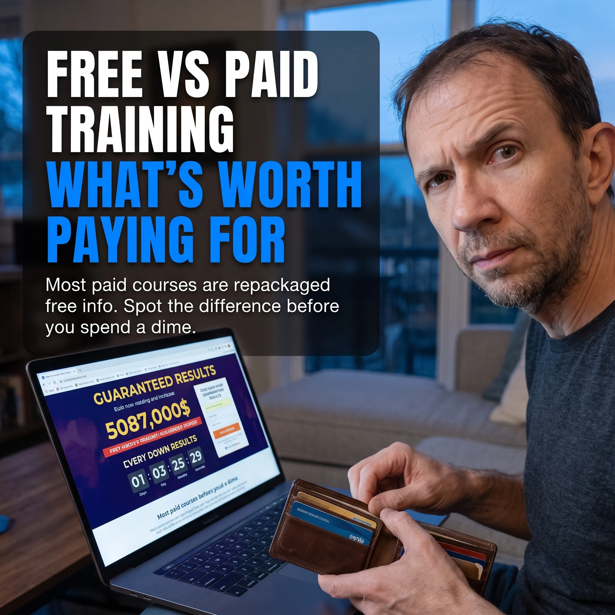 Free vs paid affiliate training