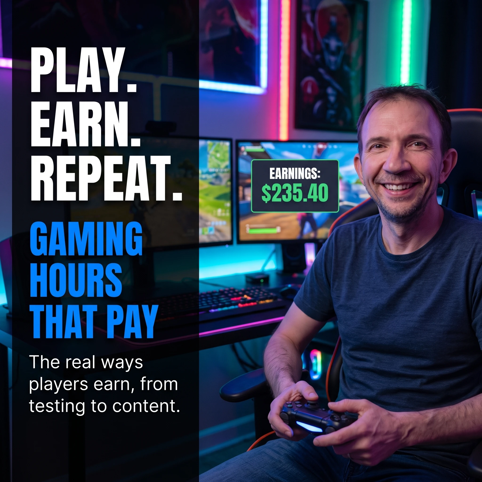 Make money with video games