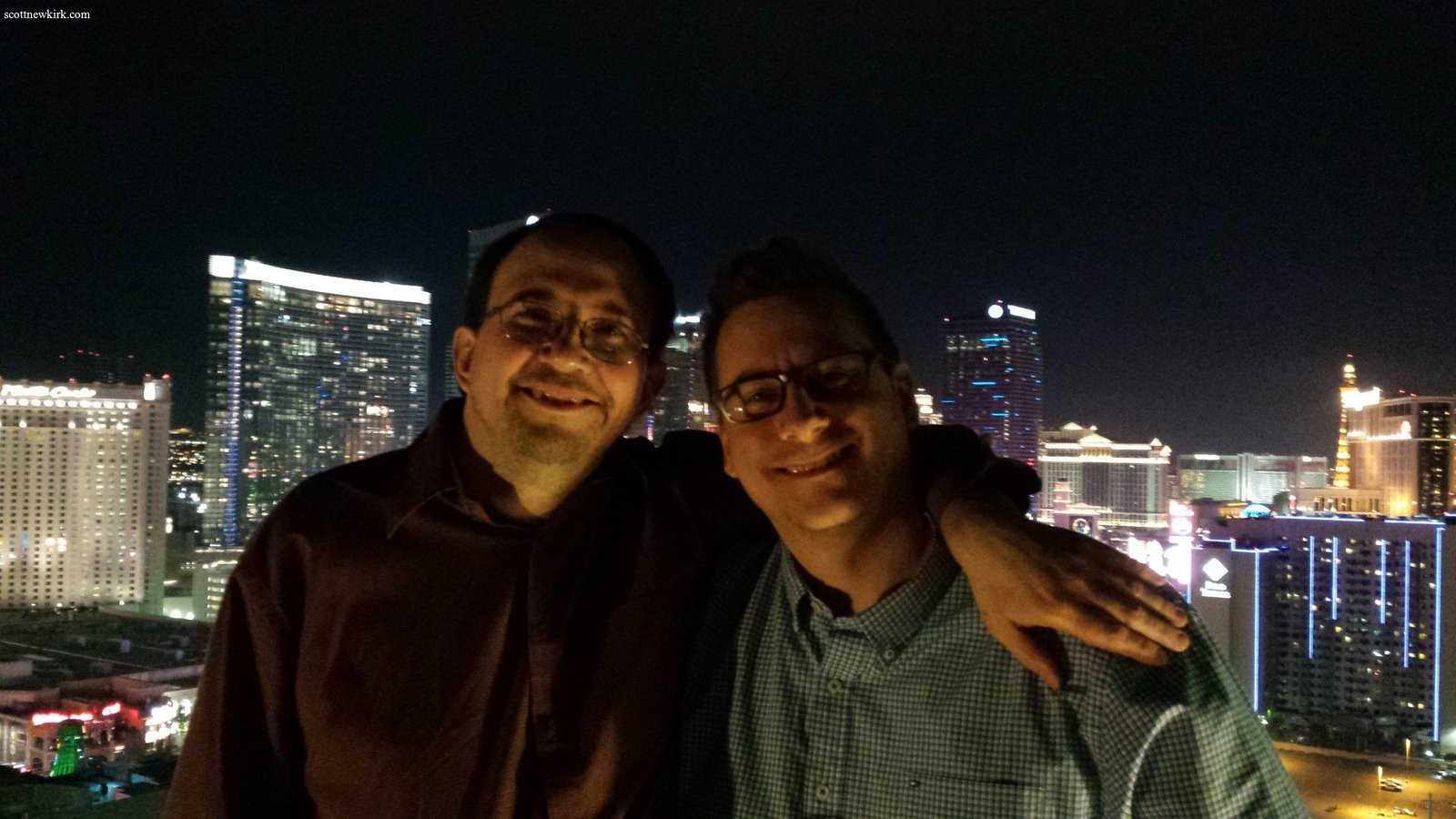 Scott with Wealthy Affiliate training coach Jay and fellow Super Affiliates in Las Vegas