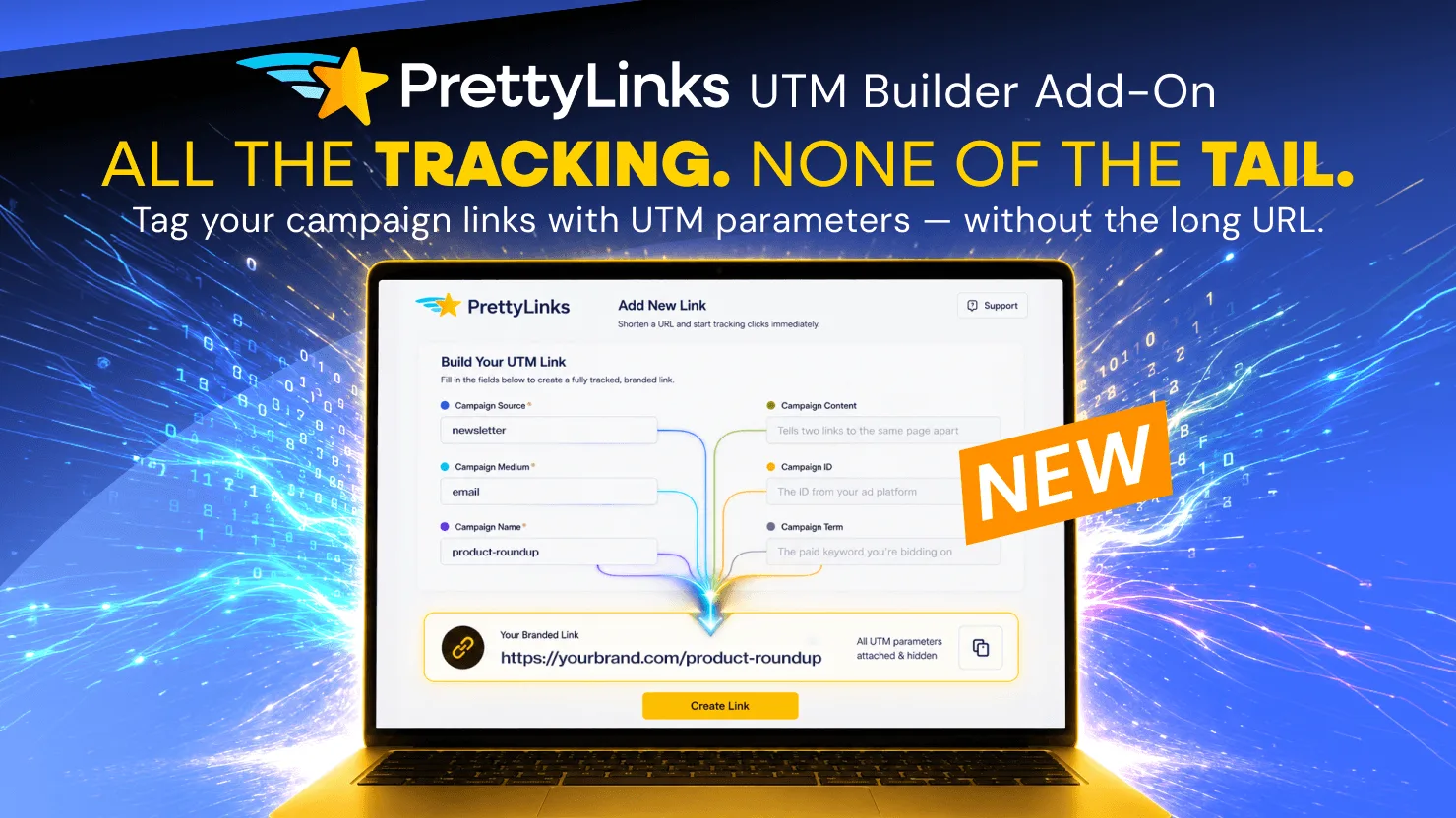 The NEW PrettyLinks UTM Builder: Full Campaign Tracking on a Link You'd Actually Share!