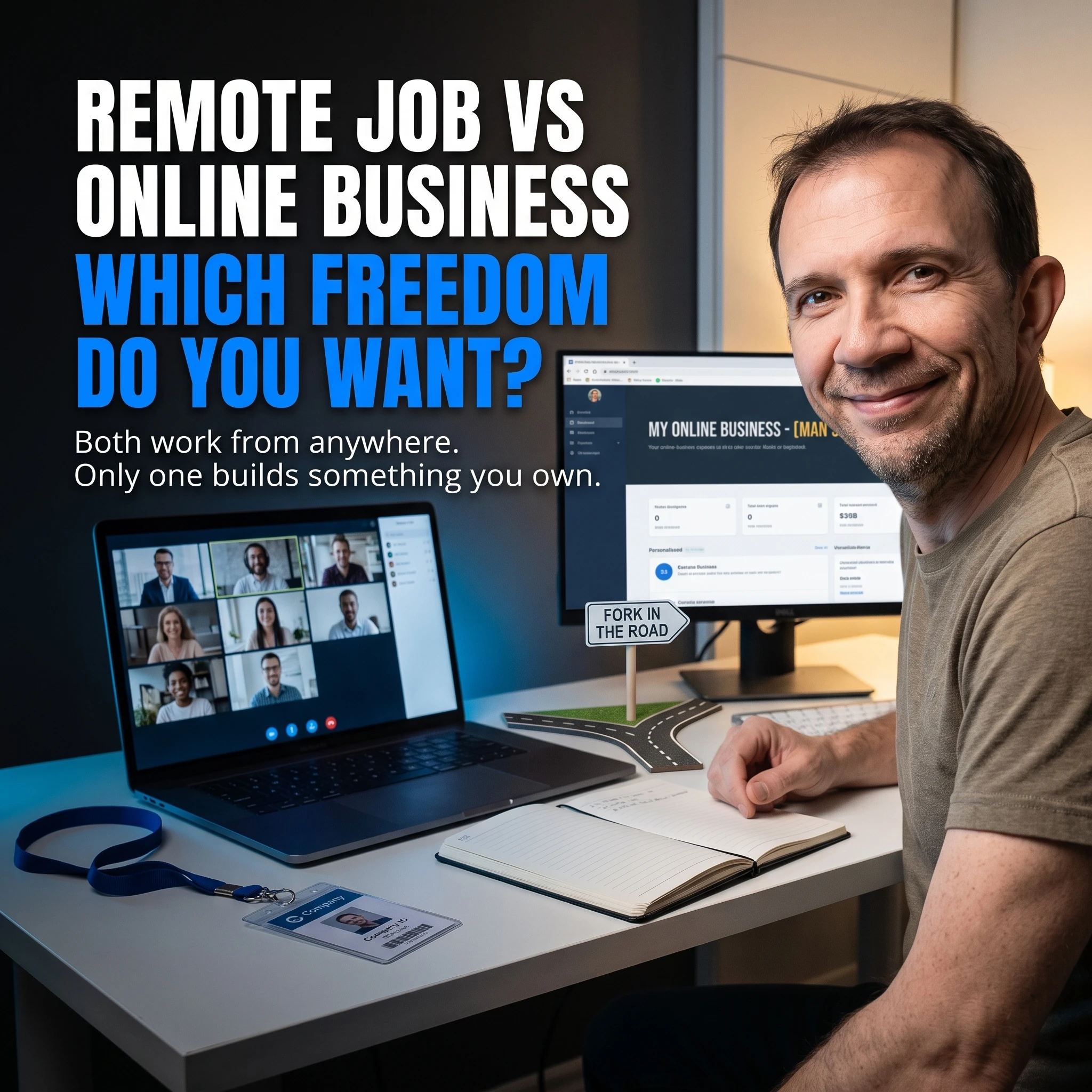 Remote work vs online business