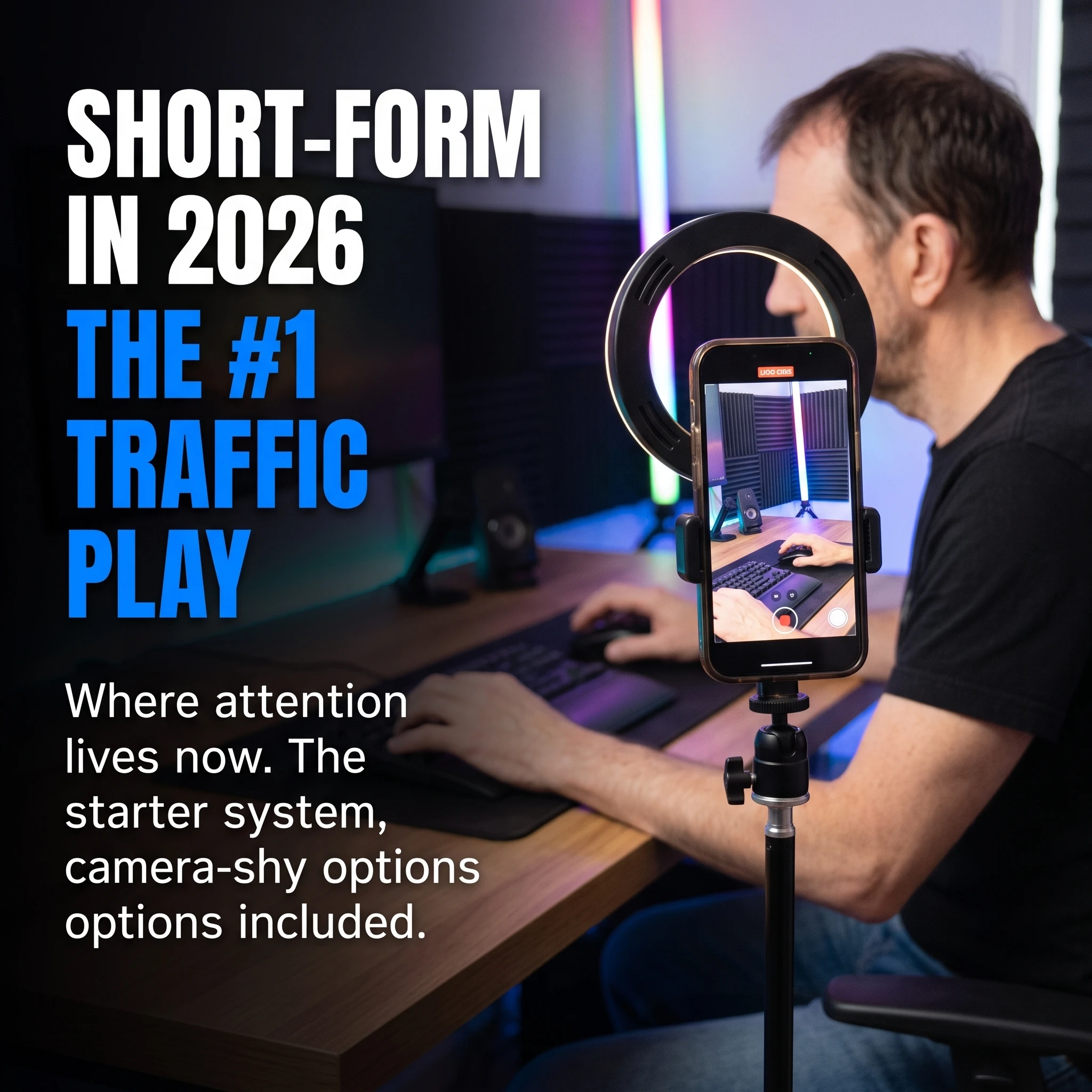 Short form video traffic strategy 2026