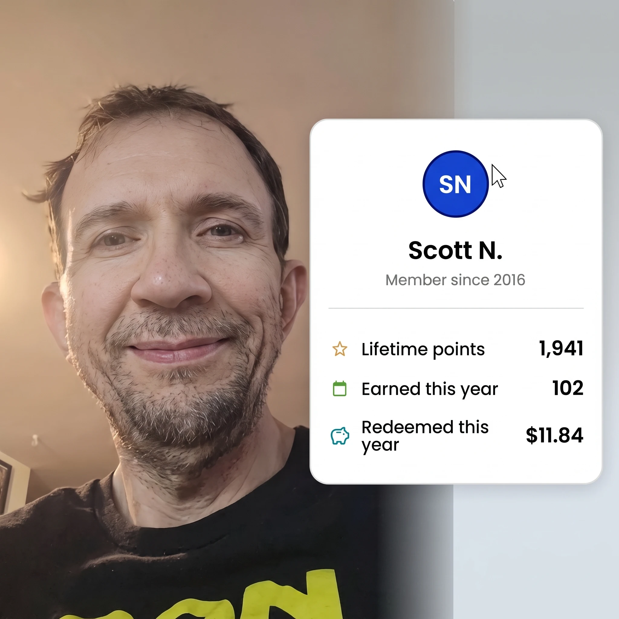 Survey Junkie member since 2016 - lifetime points and this year's redemption