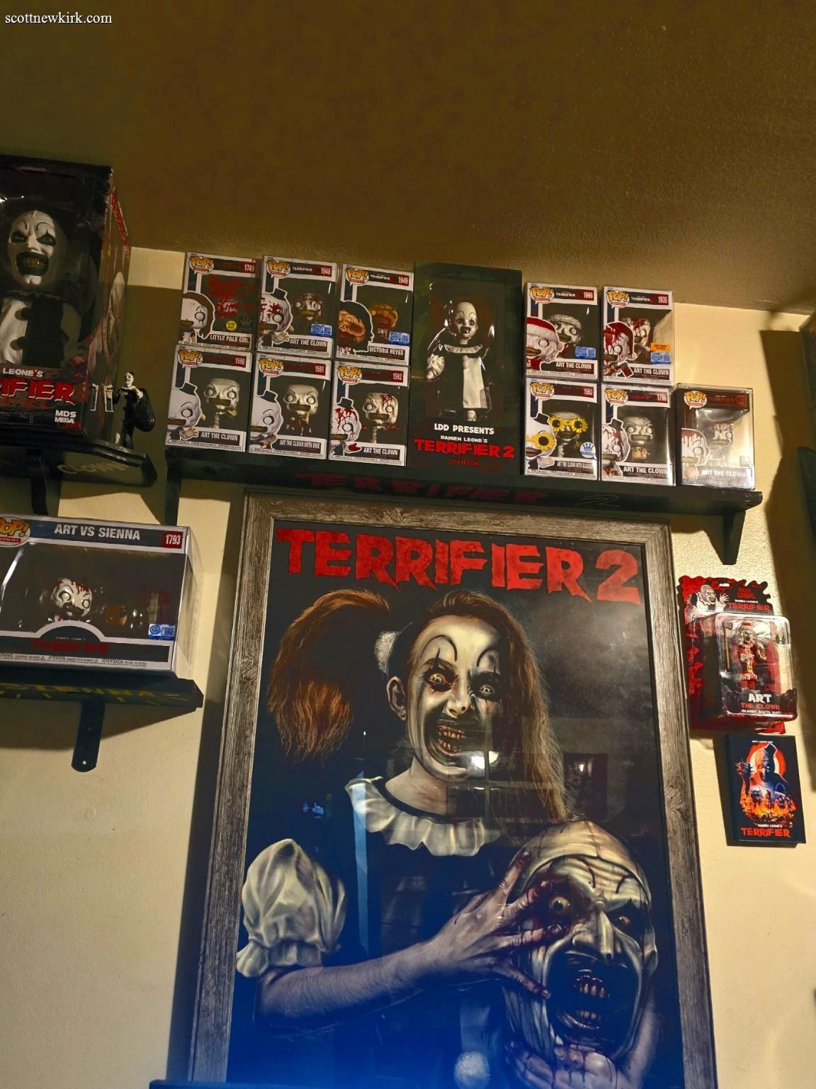 Terrifier shrine mood board image