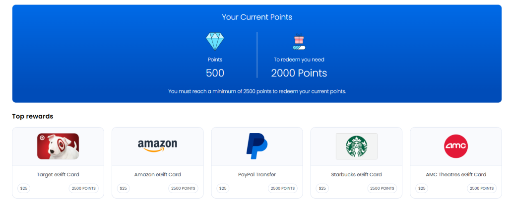 Unlock surveys rewards