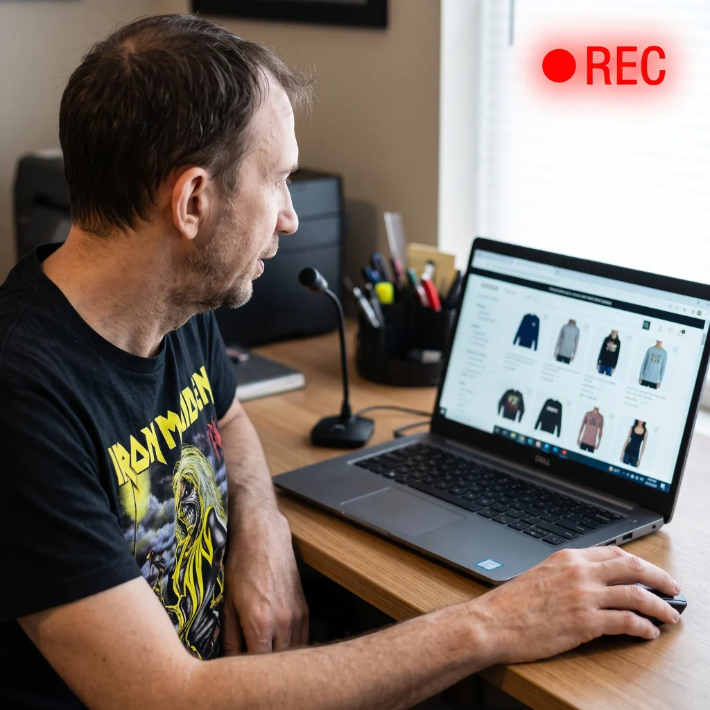 UserTesting - recording your screen and thinking out loud while testing a website