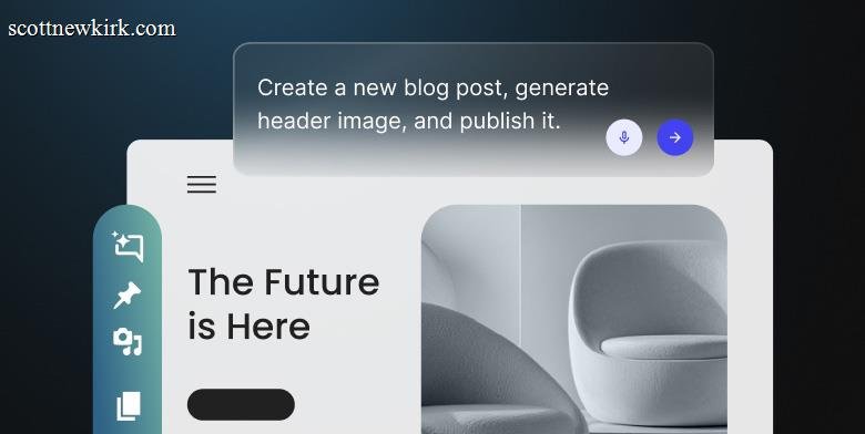 WordPress managed hosting AI agent creating a blog post, generating a header image, and publishing it