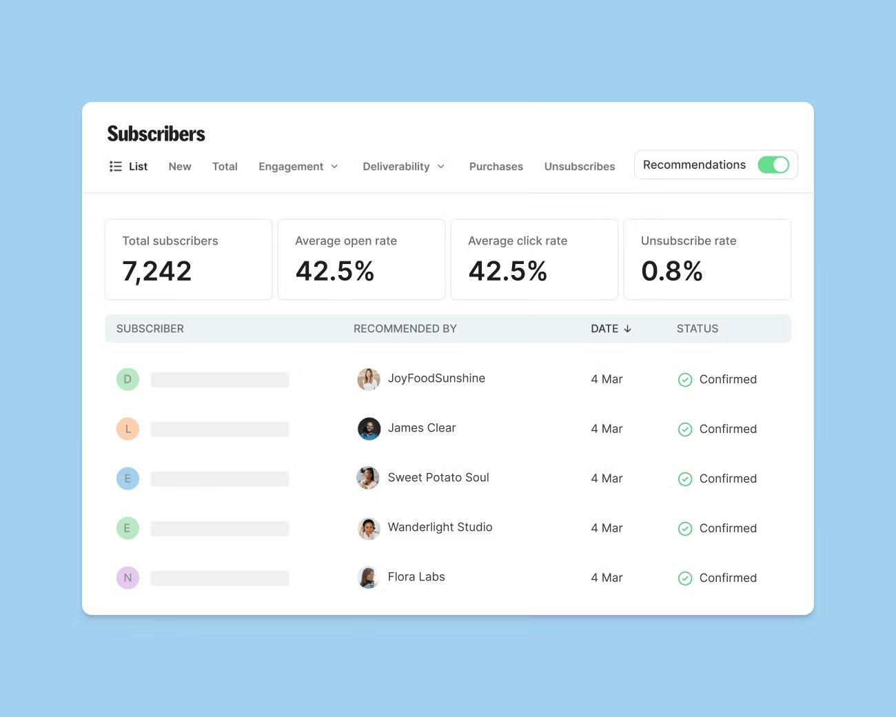 Grow feature screenshot
