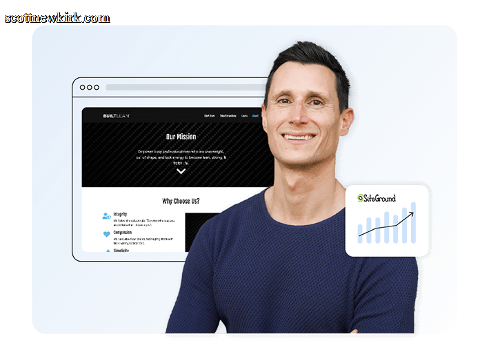 Affordable WordPress hosting — BuiltLean coaching site cut costs 75% and gained speed on SiteGround