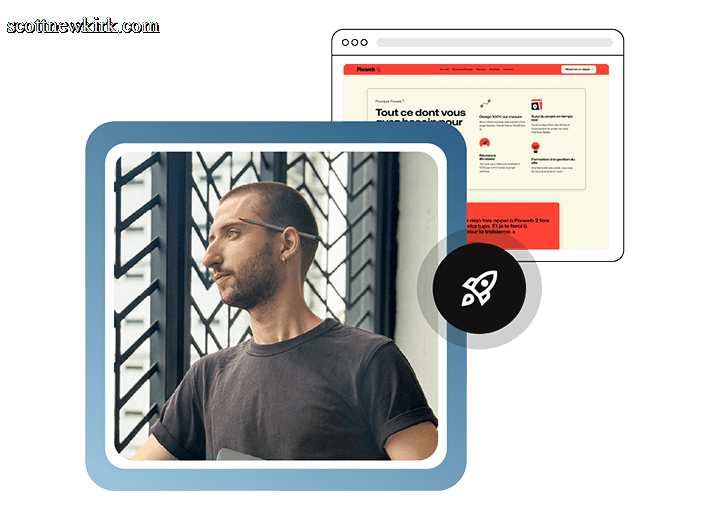 Agency WordPress hosting client Pixweb — web design agency founder and homepage